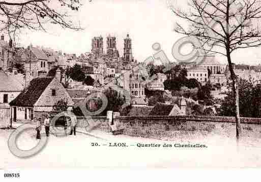 Ville de LAON, carte postale ancienne