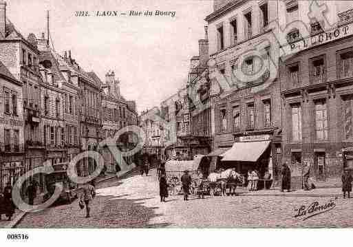 Ville de LAON, carte postale ancienne