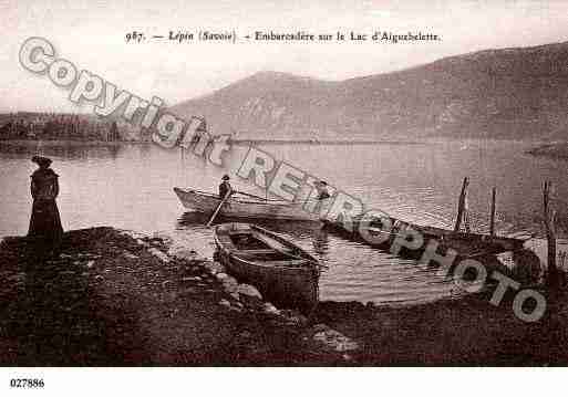 Ville de LEPINLELAC, carte postale ancienne