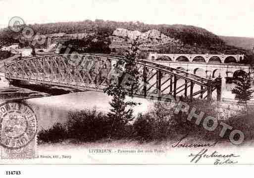 Ville de LIVERDUN, carte postale ancienne