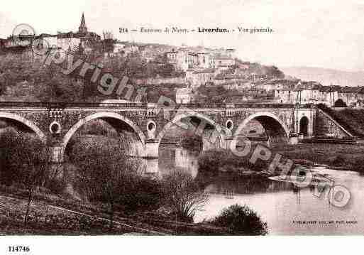 Ville de LIVERDUN, carte postale ancienne