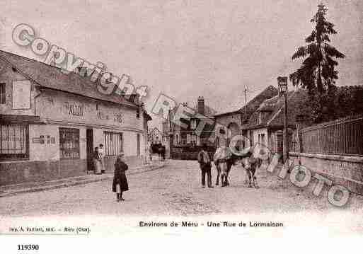 Ville de LORMAISON, carte postale ancienne