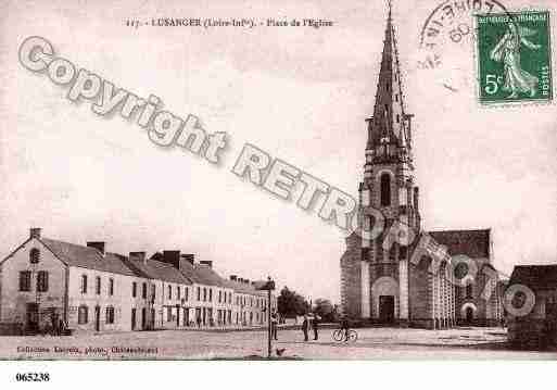 Ville de LUSANGER, carte postale ancienne