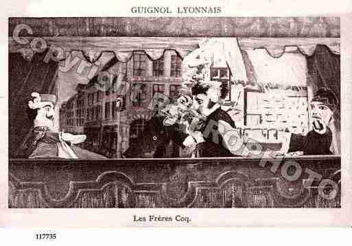 Ville de LYON, carte postale ancienne