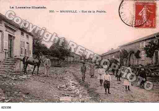 Ville de MAIRYMAINVILLE, carte postale ancienne