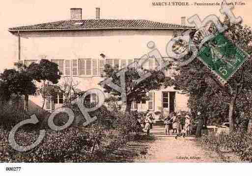 Ville de MARCYL'ETOILE, carte postale ancienne