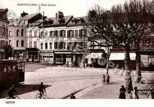 Ville de MONTIVILLIERS, carte postale ancienne