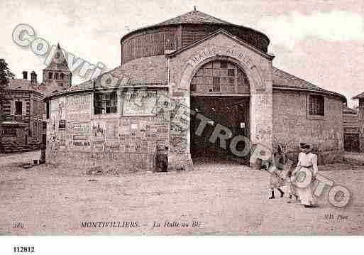 Ville de MONTIVILLIERS, carte postale ancienne