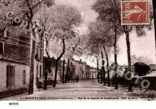 Ville de MONTLIEULAGARDE, carte postale ancienne