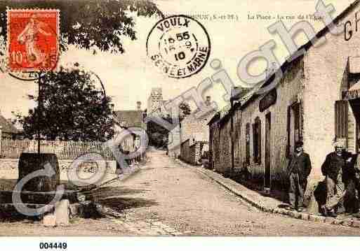 Ville de MONTMACHOUX, carte postale ancienne