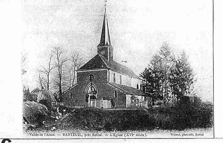 Ville de NANTEUILSAISNE, carte postale ancienne