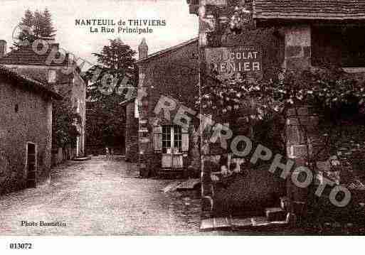 Ville de NANTHEUIL, carte postale ancienne