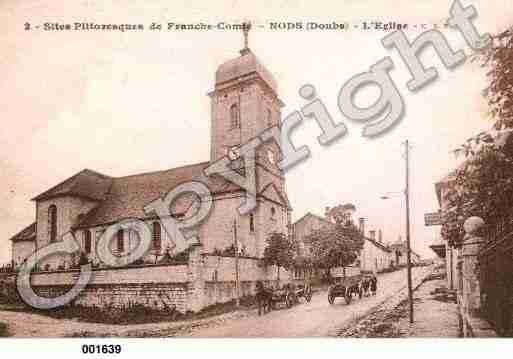 Ville de NODS, carte postale ancienne