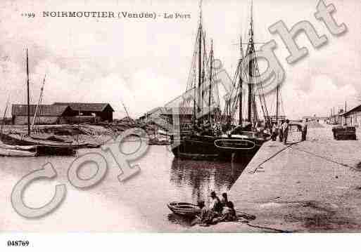 Ville de NOIRMOUTIERENL\'ILE, carte postale ancienne