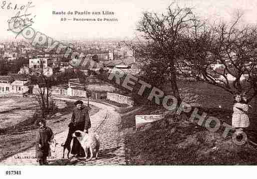 Ville de PANTIN, carte postale ancienne