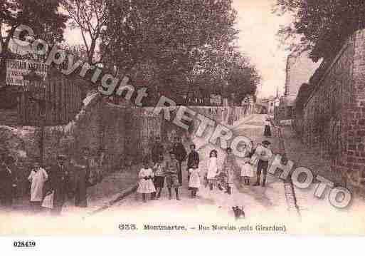 Ville de PARIS18, carte postale ancienne