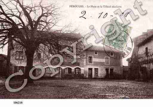 Ville de PEROUGES, carte postale ancienne