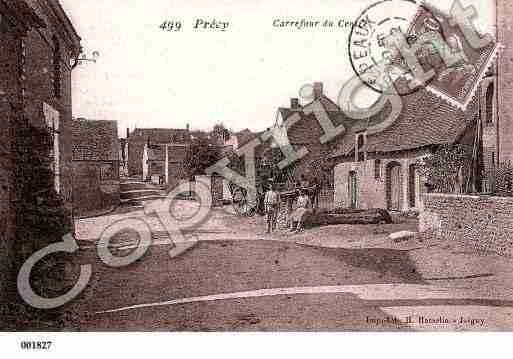 Ville de PRECYSURVRIN, carte postale ancienne