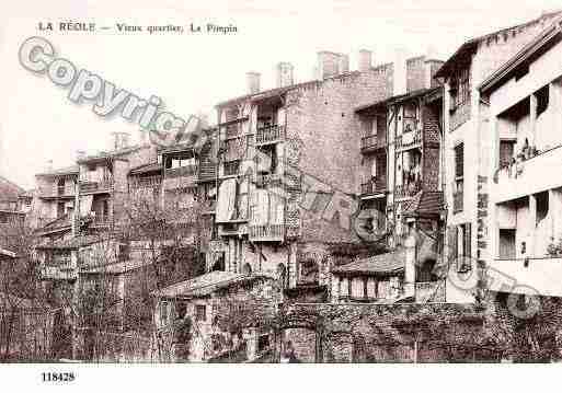 Ville de REOLE(LA), carte postale ancienne