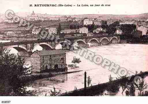 Ville de RETOURNAC, carte postale ancienne