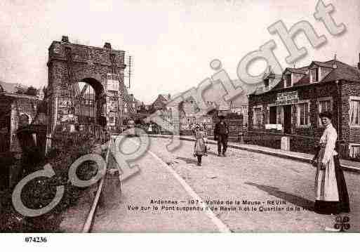 Ville de REVIN, carte postale ancienne