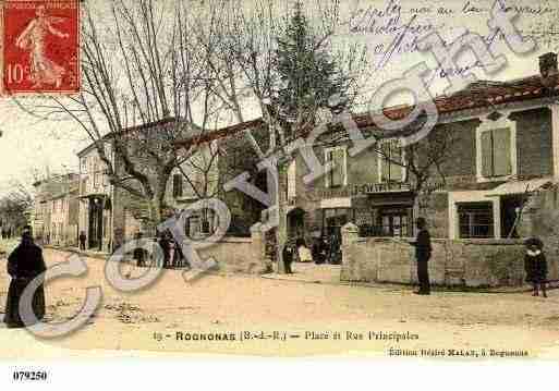 Ville de ROGNONAS, carte postale ancienne