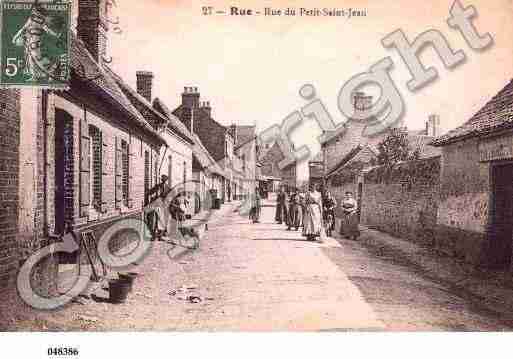 Ville de RUE, carte postale ancienne