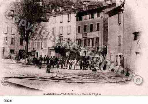 Ville de SAINTANDREDEVALBORGNE, carte postale ancienne
