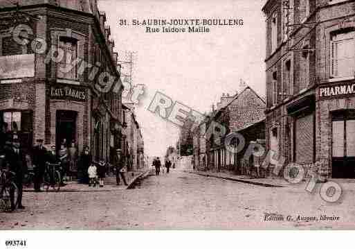 Ville de SAINTAUBINLESELBEUF, carte postale ancienne