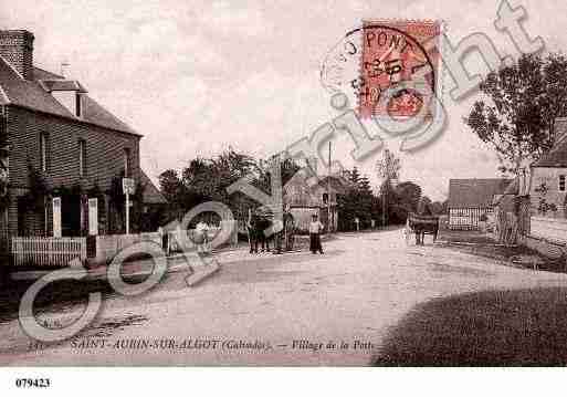 Ville de SAINTAUBINSURALGOT, carte postale ancienne