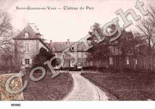 Ville de SAINTGERANDDEVAUX, carte postale ancienne