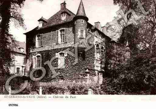 Ville de SAINTGERANDDEVAUX, carte postale ancienne