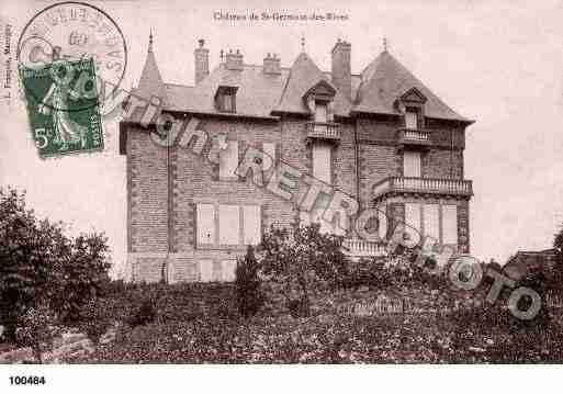 Ville de SAINTGERMAINDESRIVES, carte postale ancienne Ville de SAINTGERMAINDESRIVES, carte postale ancienne
