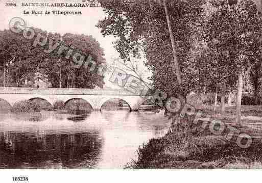 Ville de SAINTHILAIRELAGRAVELLE, carte postale ancienne