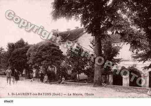 Ville de SAINTLAURENTDESBATONS, carte postale ancienne