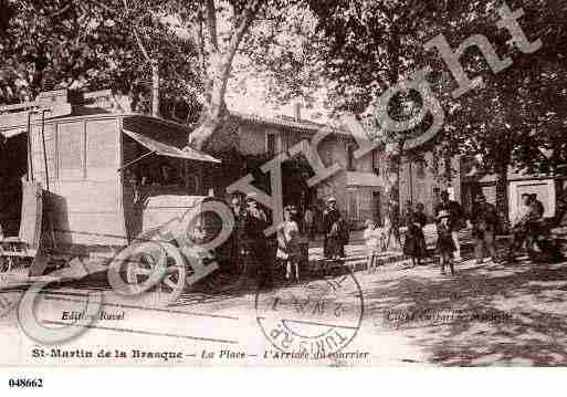 Ville de SAINTMARTINDELABRASQUE, carte postale ancienne
