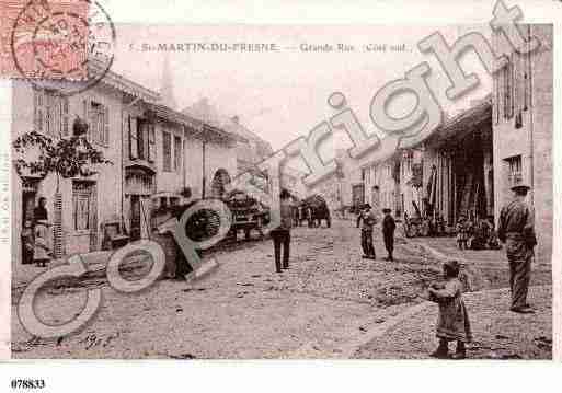 Ville de SAINTMARTINDUFRENE, carte postale ancienne