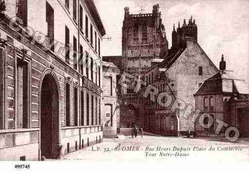 Ville de SAINTOMER, carte postale ancienne