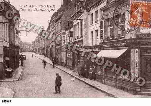 Ville de SAINTOMER, carte postale ancienne