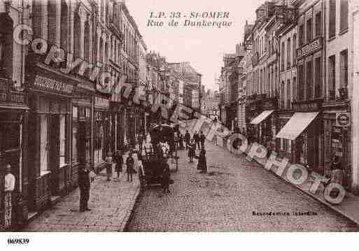 Ville de SAINTOMER, carte postale ancienne