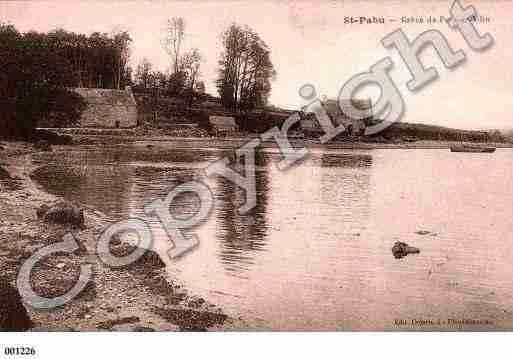 Ville de SAINTPABU, carte postale ancienne