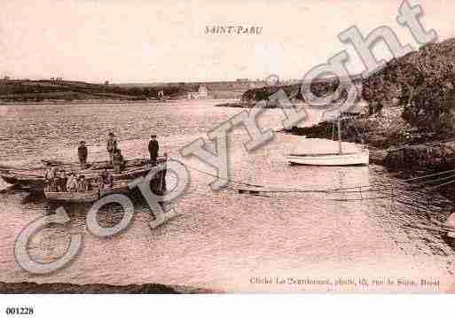 Ville de SAINTPABU, carte postale ancienne