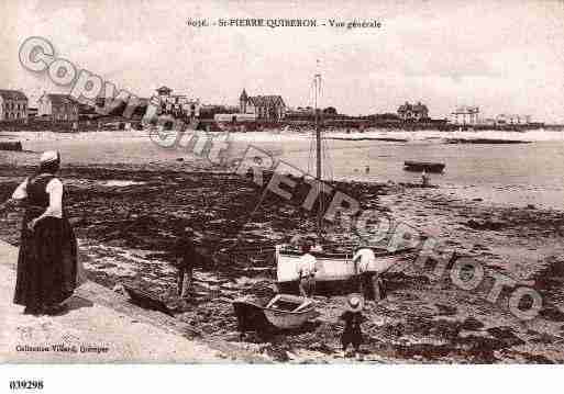 Ville de SAINTPIERREQUIBERON, carte postale ancienne