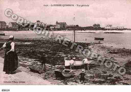 Ville de SAINTPIERREQUIBERON, carte postale ancienne