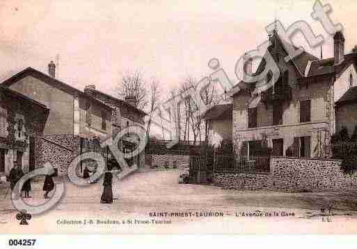 Ville de SAINTPRIESTTAURION, carte postale ancienne