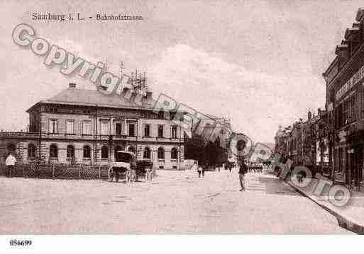 Ville de SARREBOURG, carte postale ancienne