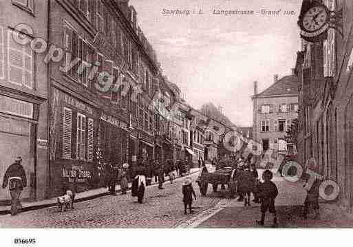 Ville de SARREBOURG, carte postale ancienne