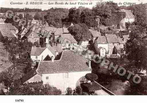 Ville de SEGURLECHATEAU, carte postale ancienne