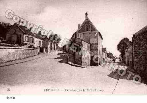 Ville de SEPTEUIL, carte postale ancienne