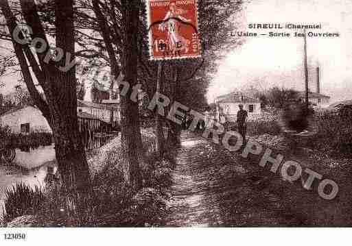 Ville de SIREUIL, carte postale ancienne